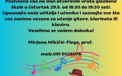 Dan otvorenih vrata Glazbenog odjela